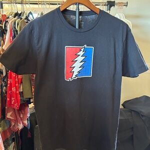 Grateful Dead Lightning Bolt New Mexico Tee | Black | Size L | Sticker Mule